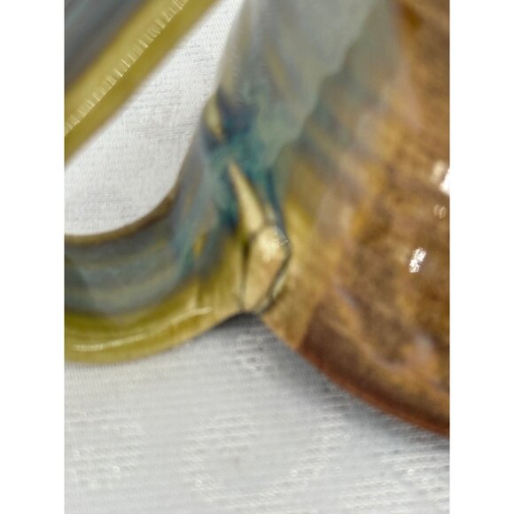 Greenhill Pottery Handmade‎ Multicolor Pottery Mug 12 Oz Made in North Carolina - Picture 7 of 7